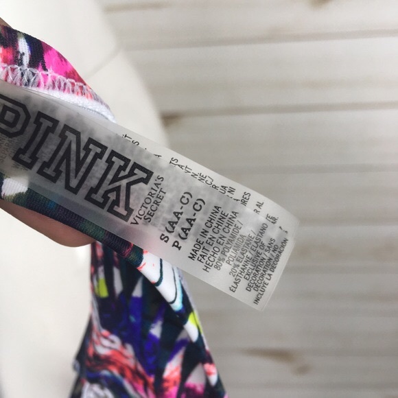 VS Pink Embroidered Halter Bikini Top - Picture 5 of 8